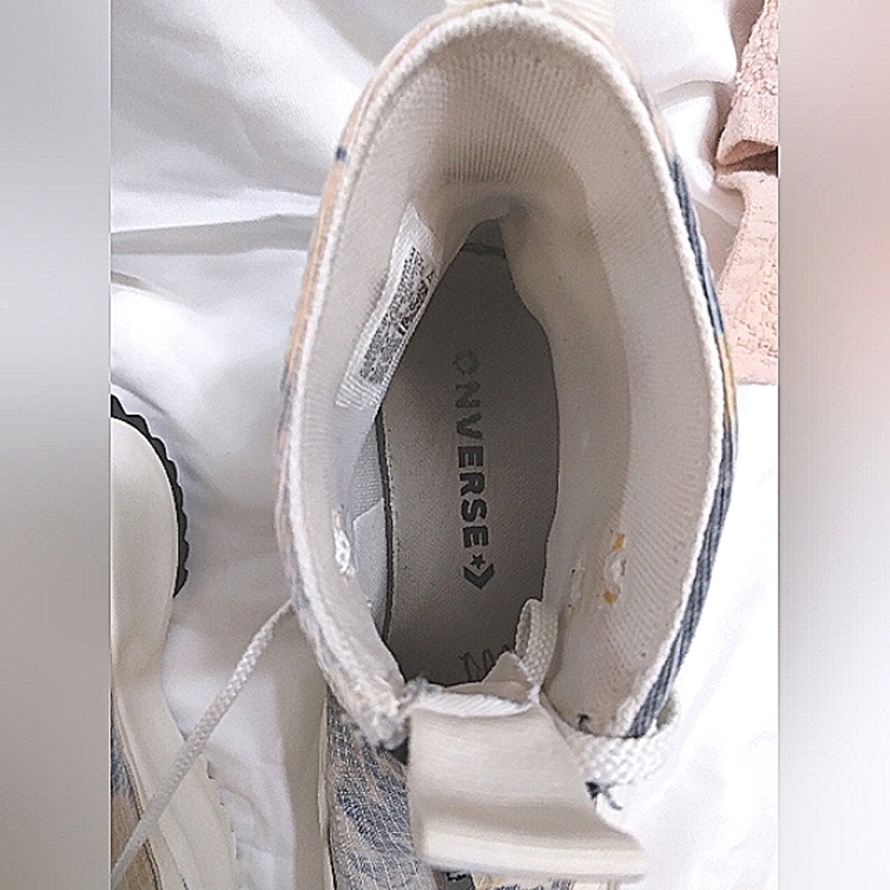 Converse Run Star Hike Zip Platform Canvas Shoe Size 5.5 - Picture 8 of 11